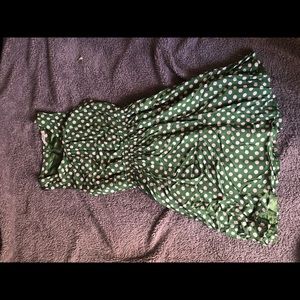 Polka Dot green dress
